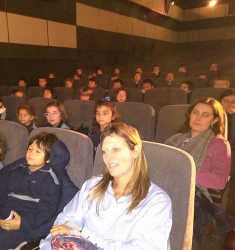 Alumnos de Infantil del Colegio Palacio de Granda van al cine