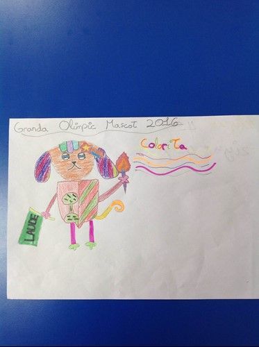 Colorita, Mascota finalista del Colegio Palacio de Granda
